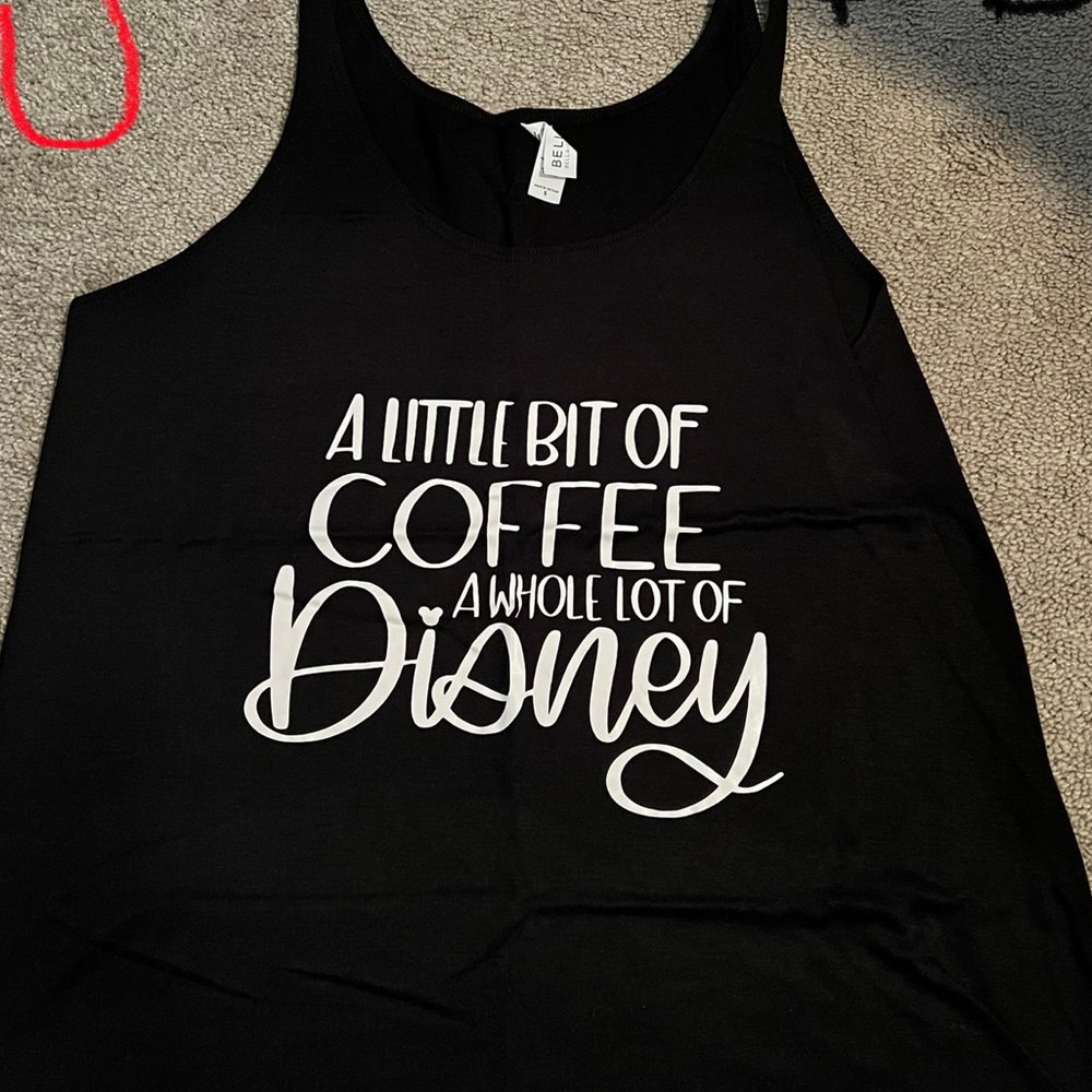 Disney coffee custom tank